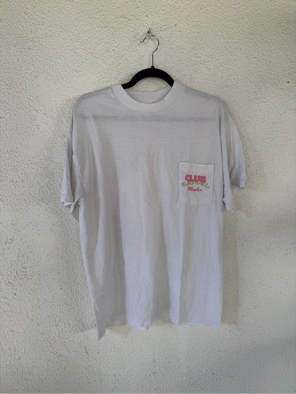 Club Camel White Pocket Graphic Tee